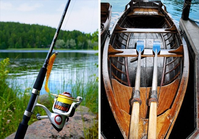 Biết cách sử dụng cần câu và chèo thuyền