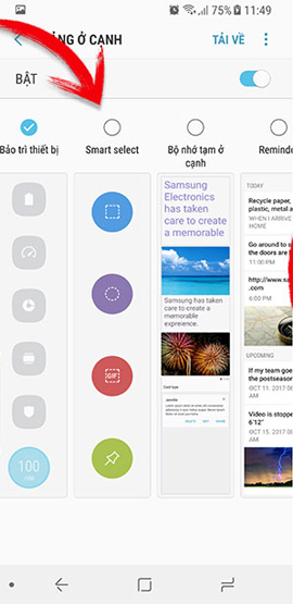 Tùy chọn Smart Select