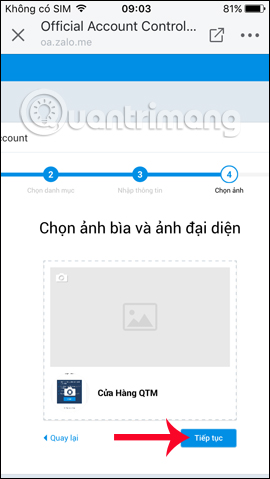 Tạo Ảnh bìa và Ảnh đại diện