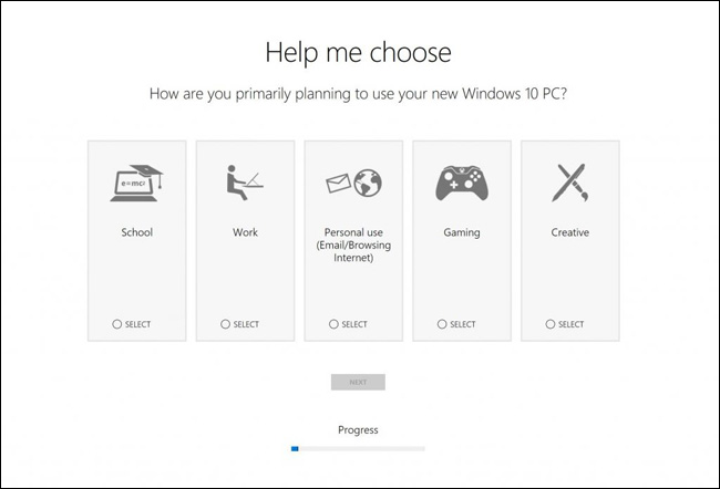 Giao diện Help Me Choose
