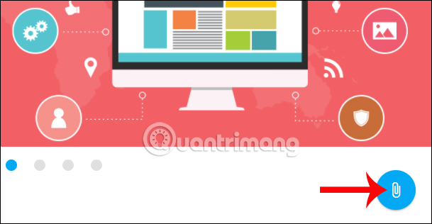 Chọn file tải lên Fsend