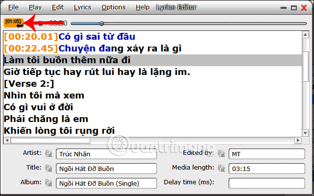 Lyrics creator