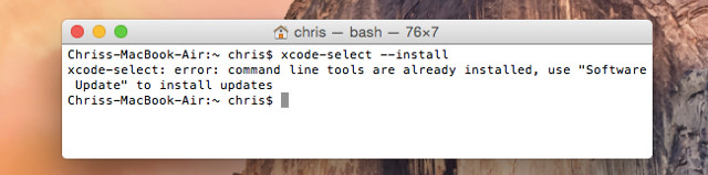 Cài đặt Xcode
