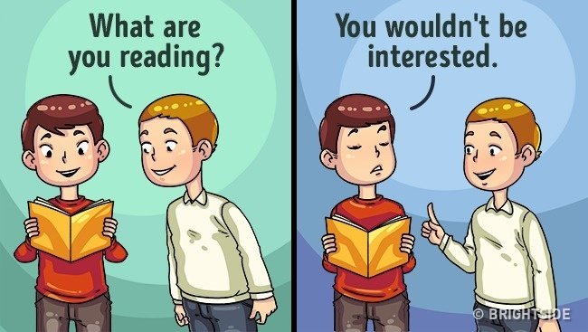 "Cậu không thích đâu" - "Cậu không hiểu đâu"