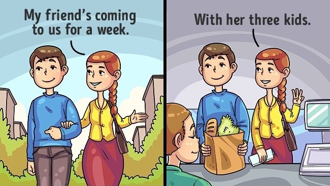 "Cậu có nói gì với tớ đâu"