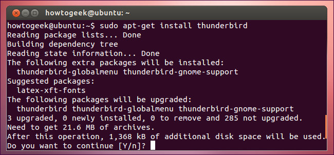 Cài đặt phần mềm trên Linux