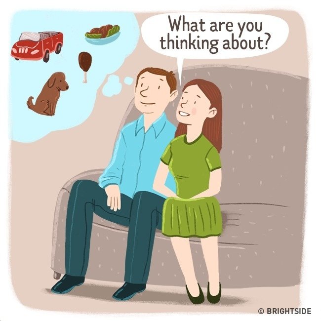 Anh đang nghĩ gì vậy?