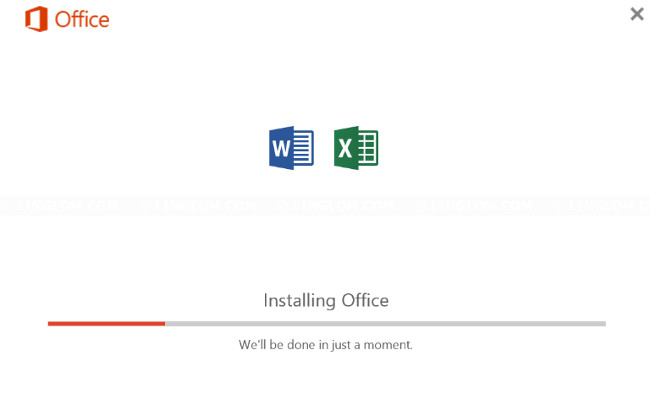 Chỉ Word và Excel được cài đặt