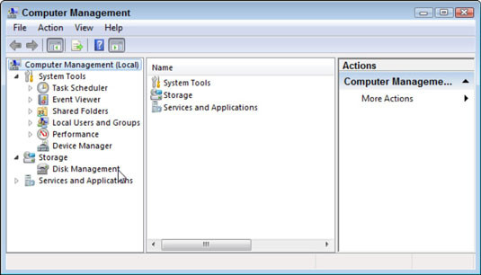 Cửa sổ Computer Management