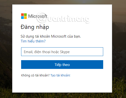 Tài khoản OneDrive cá nhân  