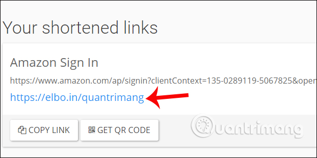 Link rút gọn kèm tên 