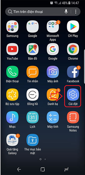 Ứng dụng Cài đặt