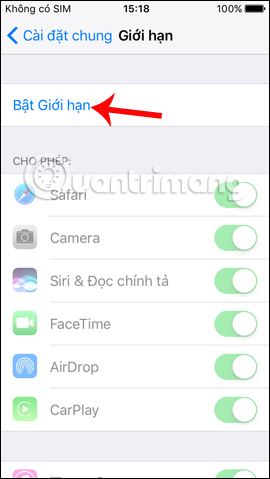 Bật giới hạn 
