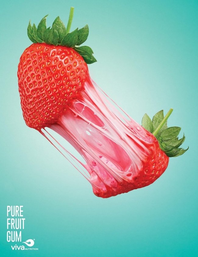 Kẹo cao su trái cây tươi