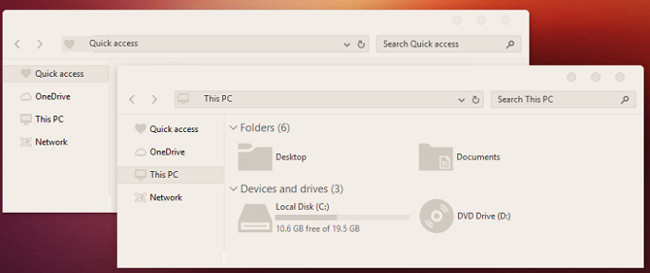 Theme Ubuntu Light Theme