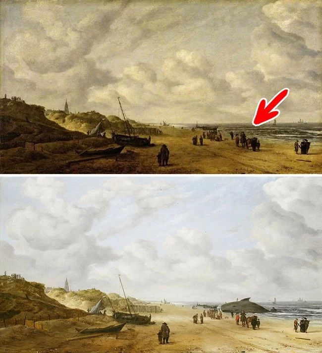 Bức tranh "Cảnh biển" của họa sĩ người Hà Lan Hendrick Van Anthonissen