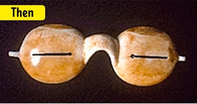 Kính mắt ngày trước