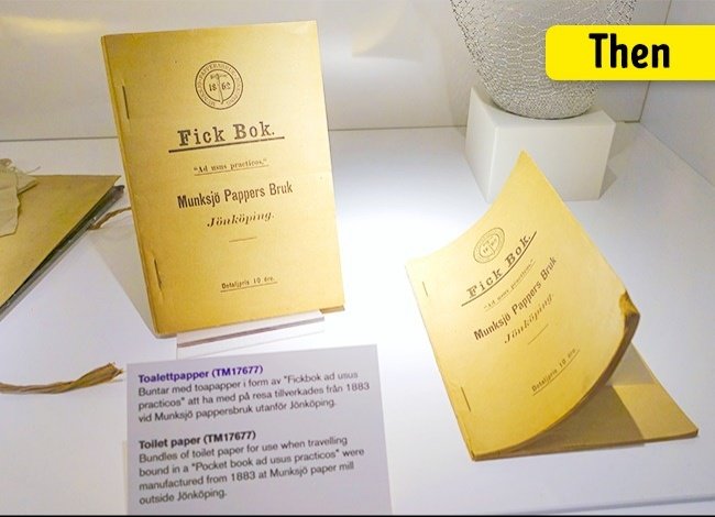 Giấy vệ sinh ngày trước