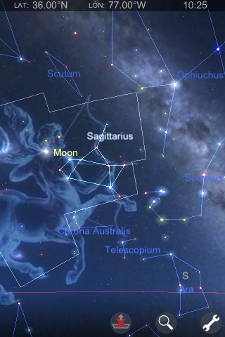 Ứng dụng Star Chart cho iPhone
