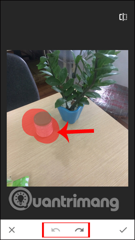 Khoanh vùng vật cần xóa