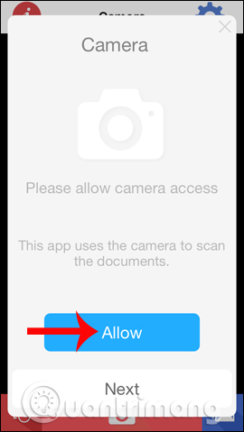 Translate Photo truy cập Camera