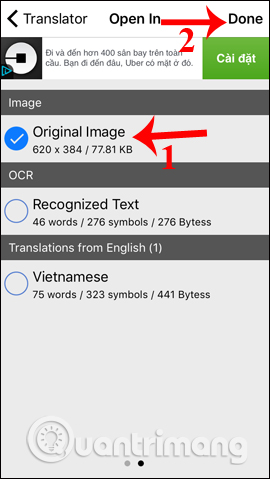 Lưu lại hình ảnh chụp tài liệu