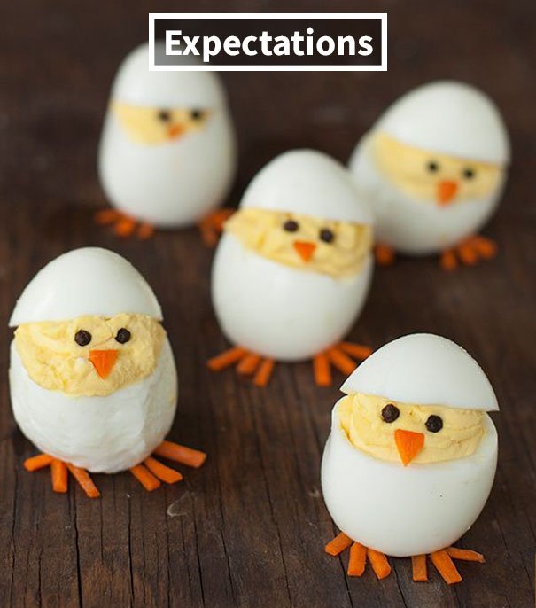 Cũng chuẩn bị để bày biện trang trí như ai. Nhưng kết quả không chiều lòng người mà!