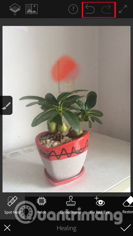 Khoanh vùng chi tiết cần xóa