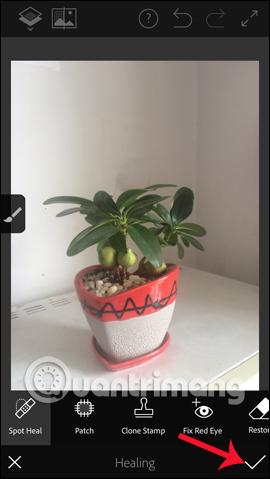 Lưu lại hình ảnh sau khi sửa