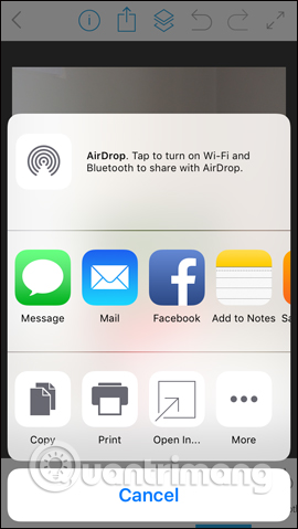 Thêm ứng dụng chia sẻ hình ảnh