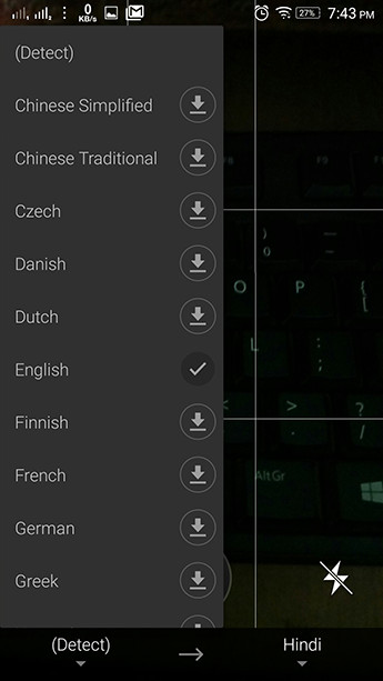 Chọn ngôn ngữ cần dịch