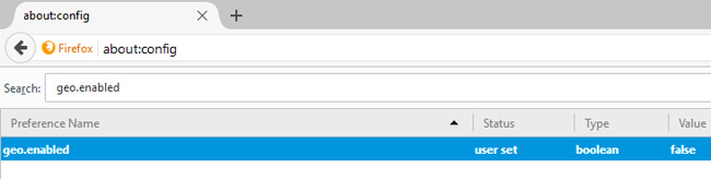 Nhấp đúp vào tùy chọn True để thay đổi nó thành False