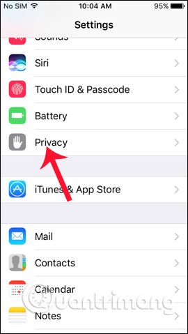 Quyền riêng tư trên iPhone