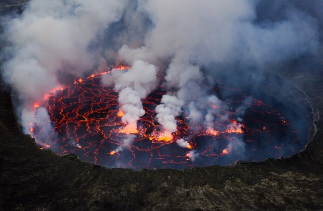 Hồ Nyiragongo Lava, Cộng hòa Dân chủ Congo