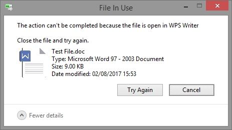"Mở khóa" file đang sử dụng trong Windows