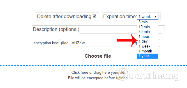 Thiết lập chế độ tự xóa dữ liệu