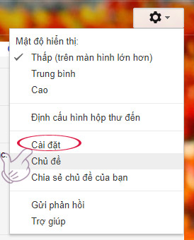 Cài đặt Gmail