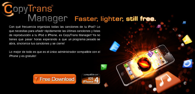 Ứng dụng CopyTrans Manager