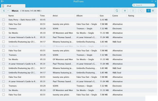 Ứng dụng PodTrans