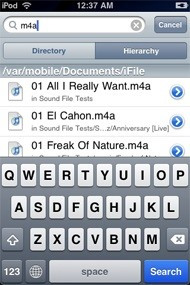 Tìm kiếm bài hát trên iFile