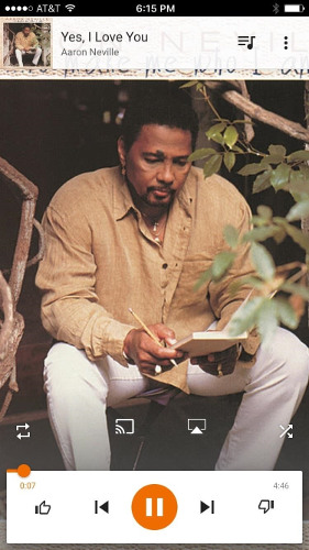 Phát nhạc trên ứng dụng