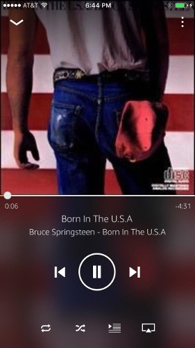 Phát nhạc trên ứng dụng Cloud Player