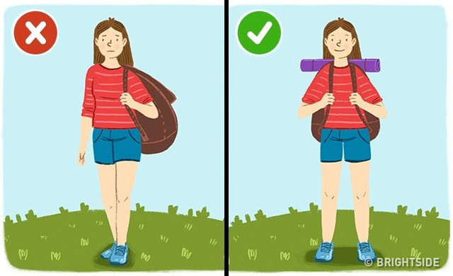 Đeo balo lệch vai/ cặp đeo chéo