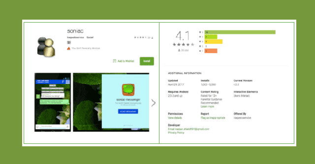 Ứng dụng có mặt trên Play Store chính thức nhưng vẫn nhiễm độc 