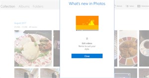 Microsoft tung ra các tính năng mới cho ứng dụng Windows 10 Photos