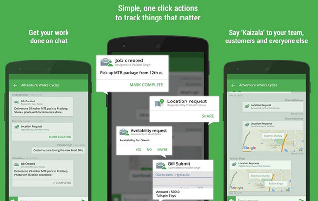 Ứng dụng Kaizala Chat