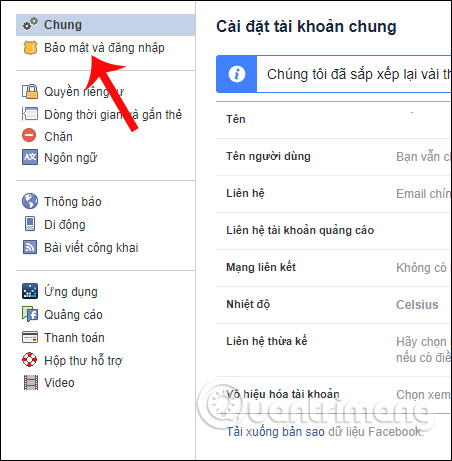 Bảo mật tài khoản Facebook