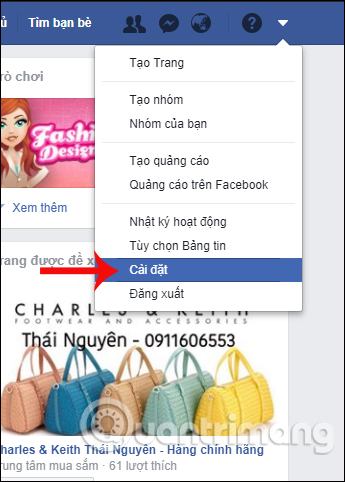 Cài đặt Facebook