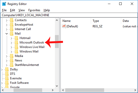 Giao diện Registry Editor 