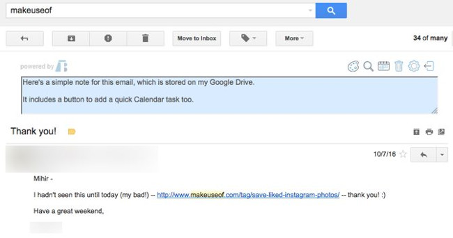 Thêm ghi chú cho Gmail